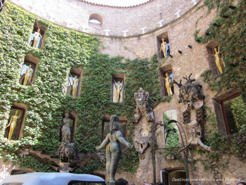 Dali Theatre-Museum atrium, Figueres Spain