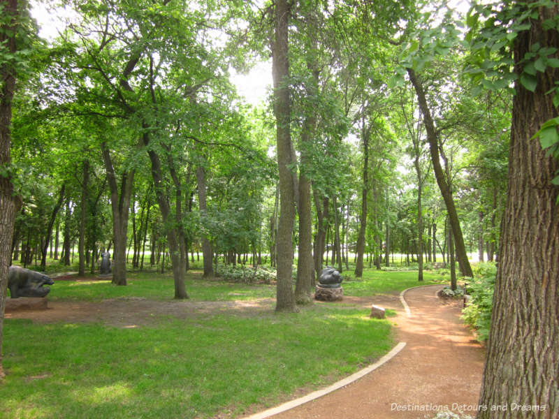 Leo Mol Sculpture Garden in Assiniboine Park, Winnipeg, Manitoba, Canada