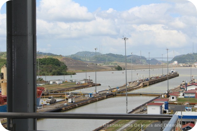 Opening of gates at Miraflores Locks