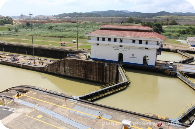 Miraflores Locks difference in water levels