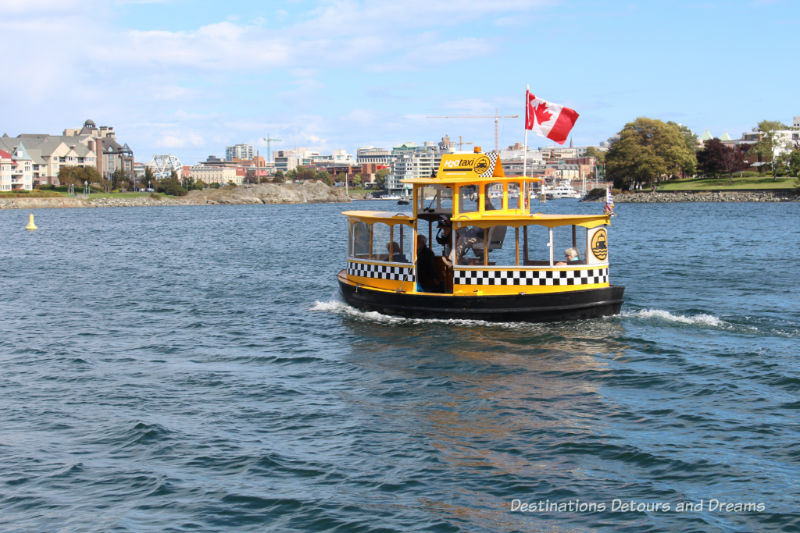 Water taxi in Victoria Inner Harbour