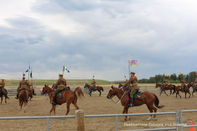 Lord Stratcona's Ride performing at Bar U Ranch