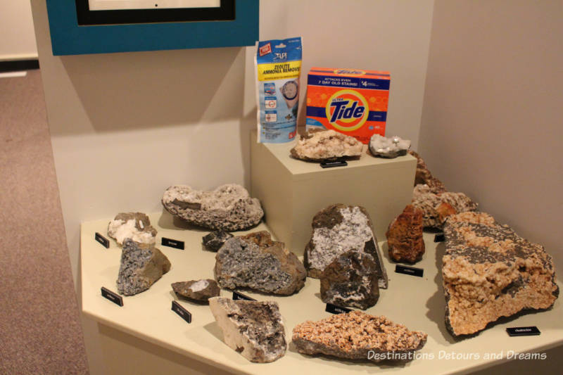 Zeolites in New Iceland Heritage Museum: Icelandic Roots In Gimli, Manitoba