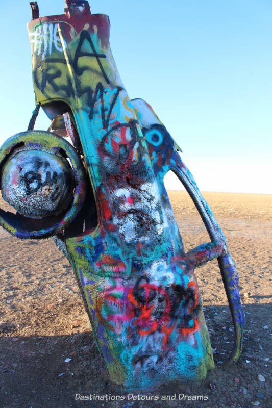 Car at Cadillac Ranch