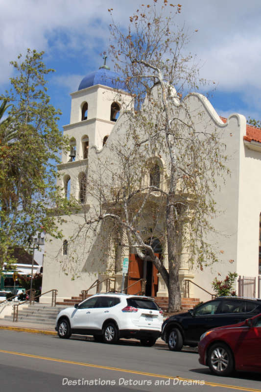 Church of the Immaculate Conception in the historic Old Town San Diego neigjbourhood