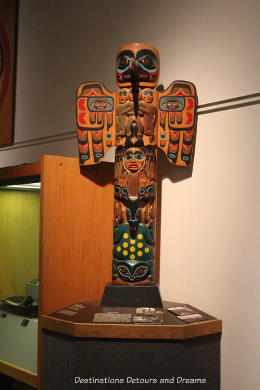 Totem pole at Museum of the North