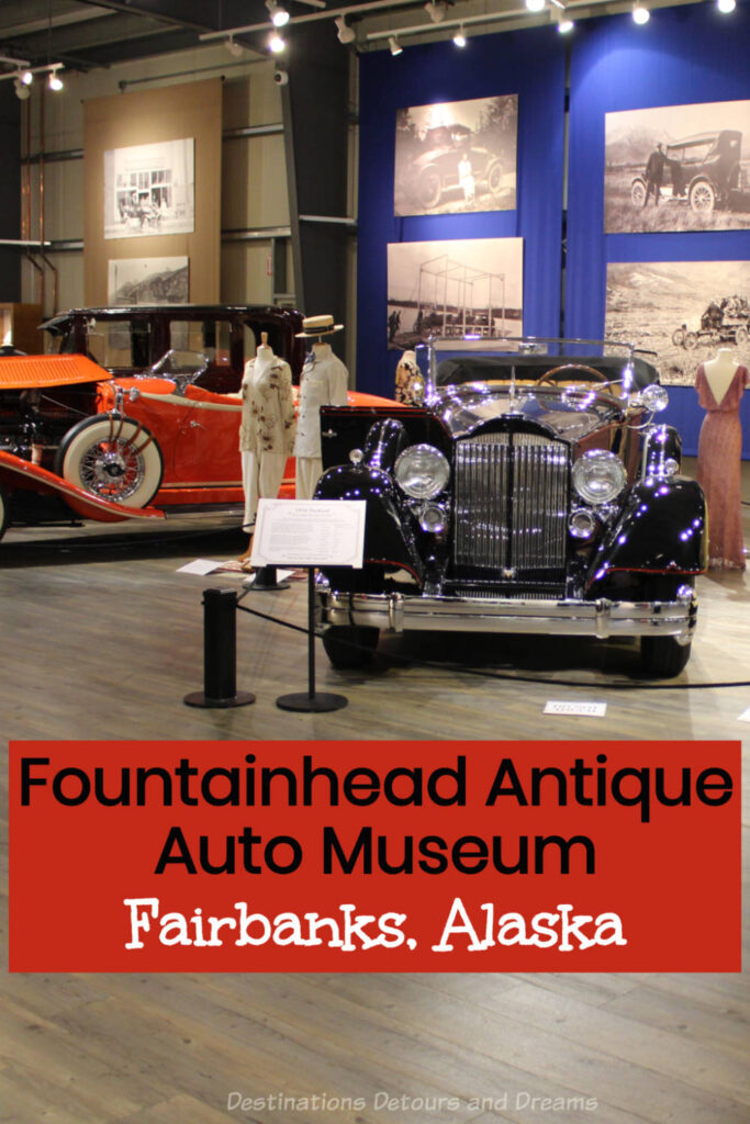 Fountainhead Antique Auto Museum in Fairbanks, Alaska is a top attraction with innovative and rare antique vehicles and vintage clothing