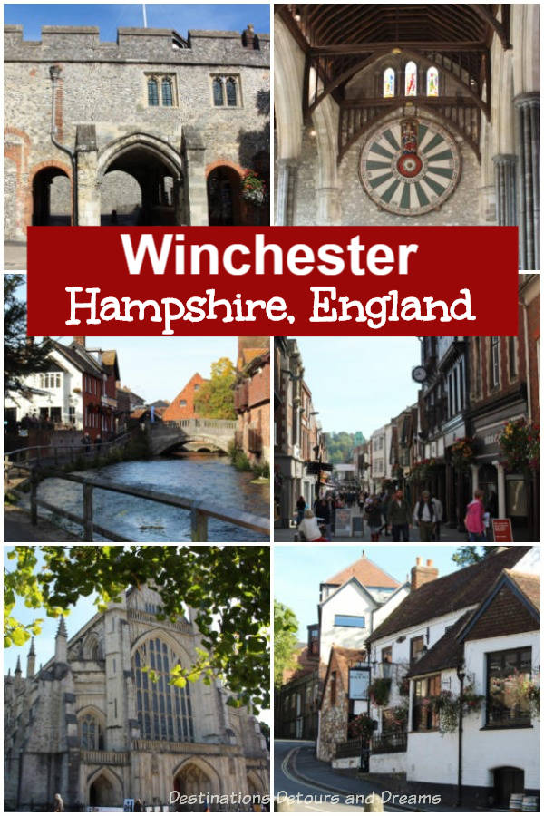 Wandering Through Winchester in Hampshire England. The medieval market city if full of history, quaint streets, interesting pubs and dining, and modern shopping. #England #Winchester