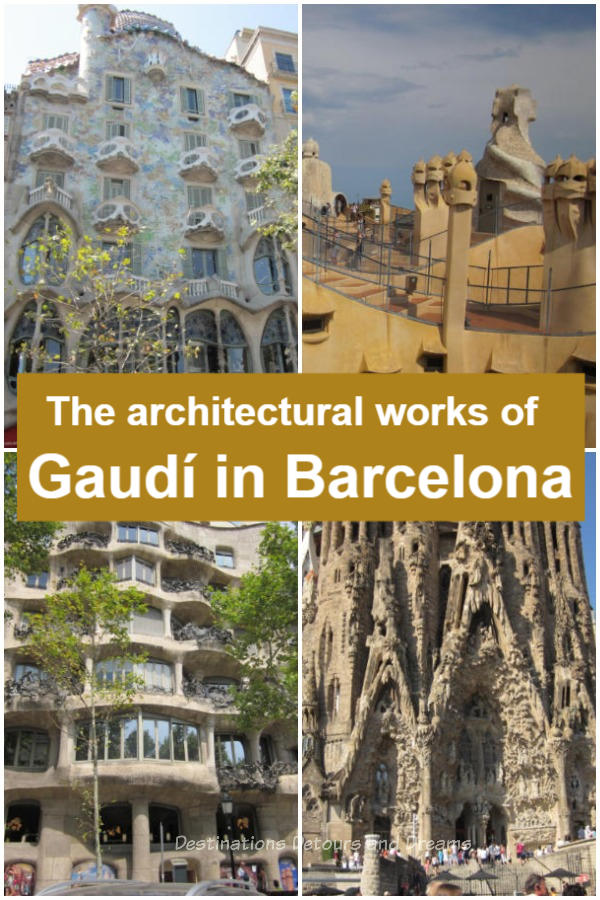 Explore Gaudí Architecture In Barcelona: The architecture of Barcelona, Spain is dominated by the works of Antoni Gaudí, many of which are top tourist attractions and UNESCO World Heritage Sites