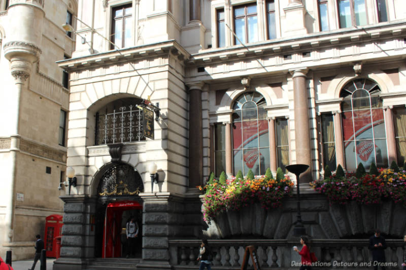 Exterior of the The Old Bank of England pub in London