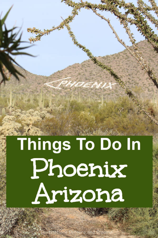 Ten Things To Do In Phoenix, Arizona: Top attractions in Phoenix - Desert Botanical Garden, Heard Museum, Pueblo Grande, Art Museum, Musical Instrument Museum, Papago Park, Mystery Castle, South Mountain, Rosson House, Zoo, and more bonus attractions