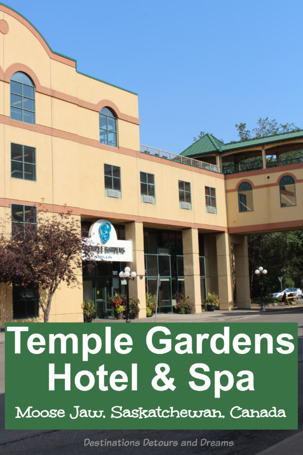 Moose Jaw Temple Gardens Hotel & Spa Review - Geothermal mineral water pools, luxury spa, fine dining, and comfortable rooms at Temple Gardens Hotel & Spa in Moose Jaw, Saskatchewan, Canada